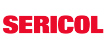 The sericol logo on a black background with custom labels.